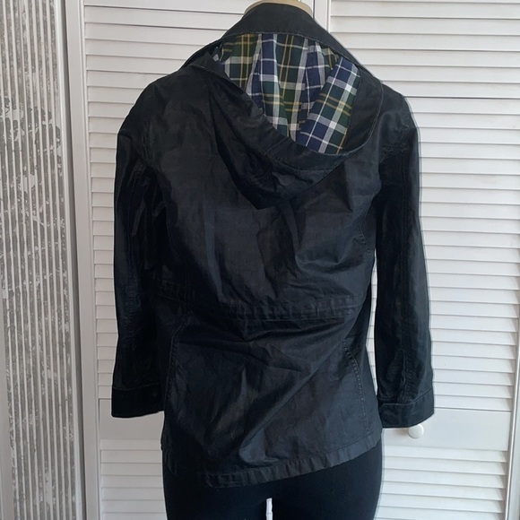 Madewell Roadtrip Black Hooded Utility Jacket - Picture 7 of 10